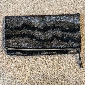 Stella and Dot metallic clutch